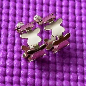 🦋 Butterfly Hoop Earrings 18k Gold Plated